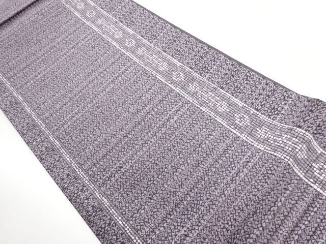 JAPANESE FUKURO OBI / WOVEN ABSTRACT STRIPE